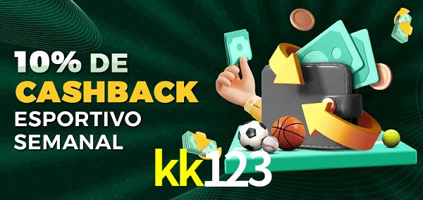 10% de bônus de cashback na kk123